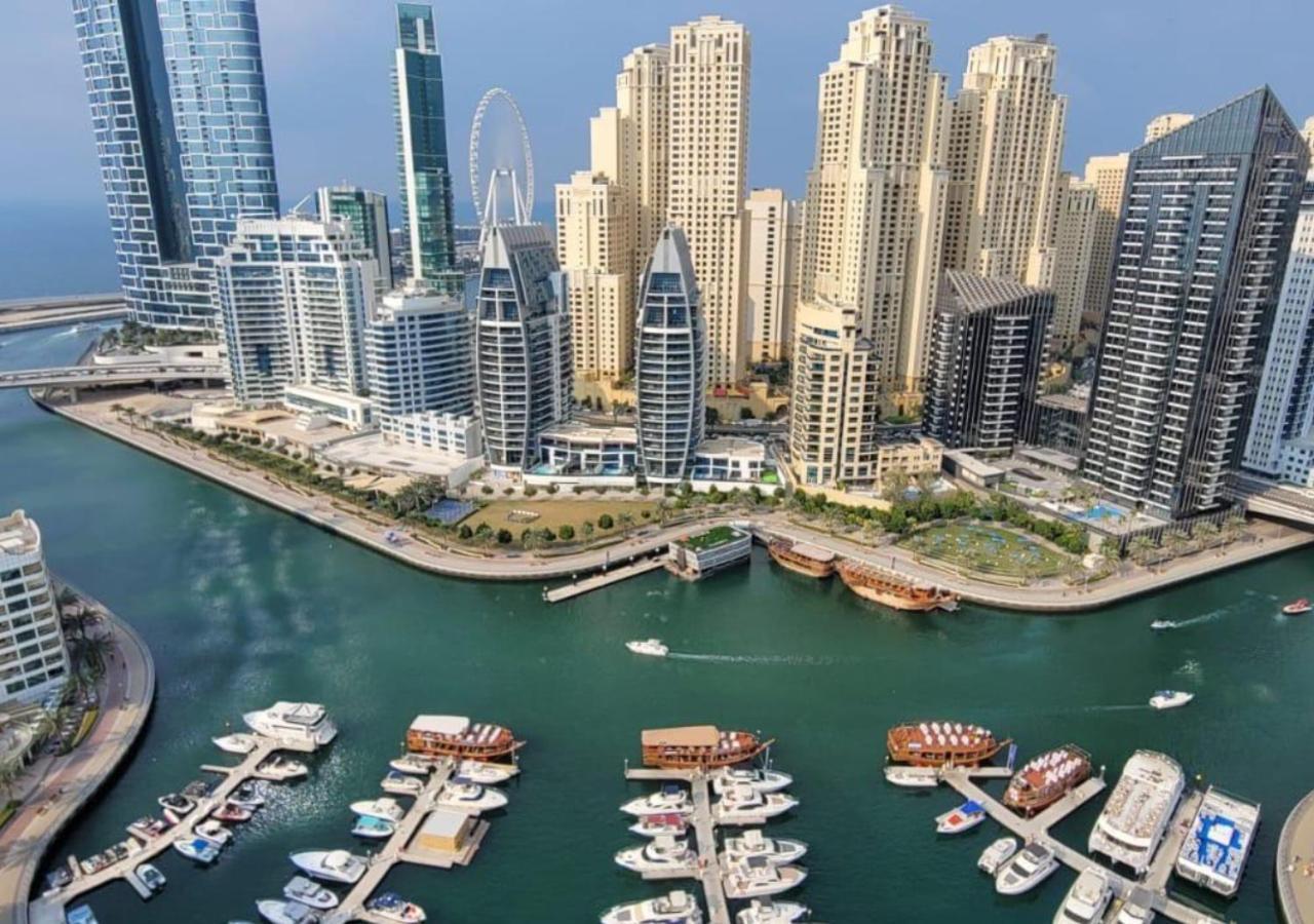 Dubai Marina Walk Gem Modern Apartments With Pool & Gym Access, Steps To Beach & Metro Managed By Sunnyhomes Exteriör bild